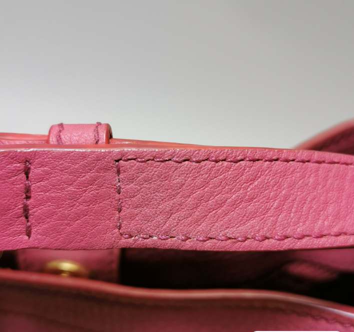 Preloved Prada Vitello Daino Hot Pink 250212781060596