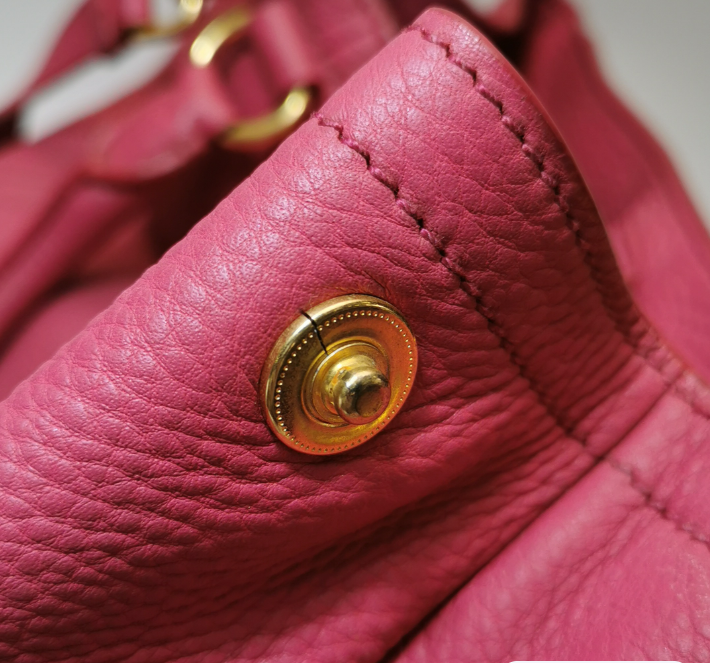 Preloved Prada Vitello Daino Hot Pink 250212781060596