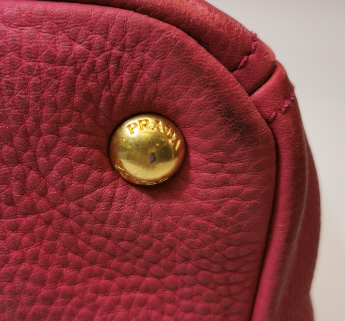 Preloved Prada Vitello Daino Hot Pink 250212781060596