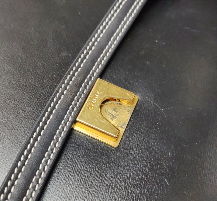 Preloved Celine Belt Bag mini 28cm black 250210781057616