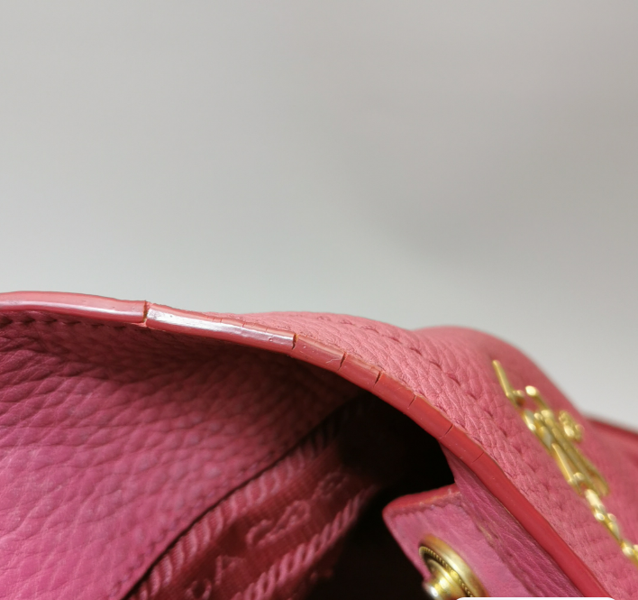 Preloved Prada Vitello Daino Hot Pink 250212781060596